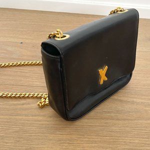Vintage Authentic Paloma Picasso Italian Leather Mini Crossbody Bag